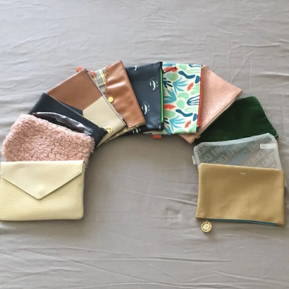 Super cute ipsy makeup bags. Pick 3 for $10 fits perfect in a clutch